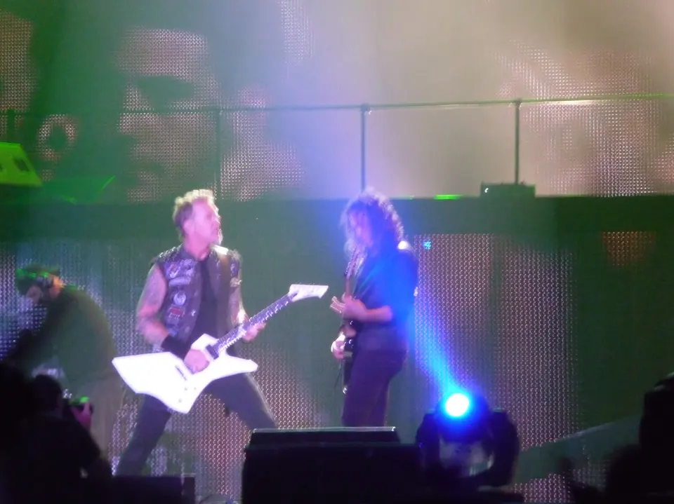 Hetfield et Kirk côte à côte