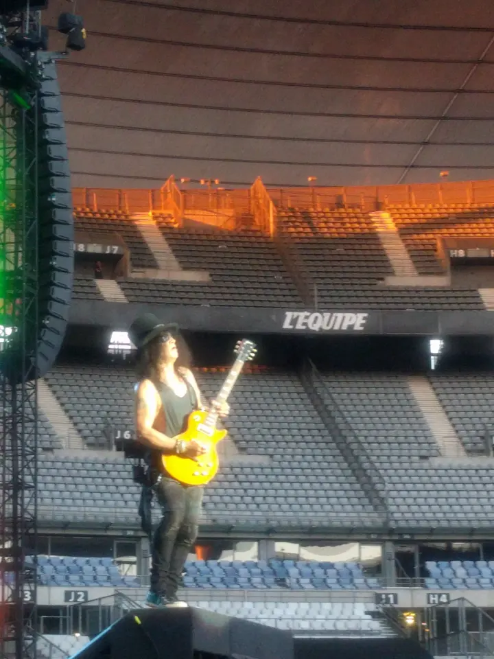 Slash au soleil couchant