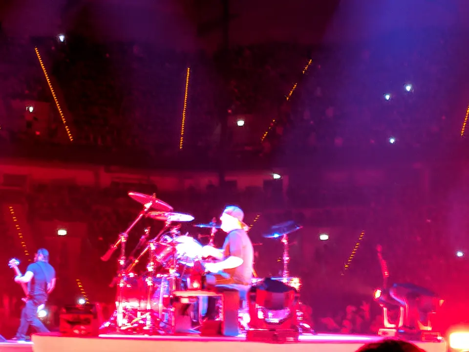 Lars Ulrich derrière ses fûts