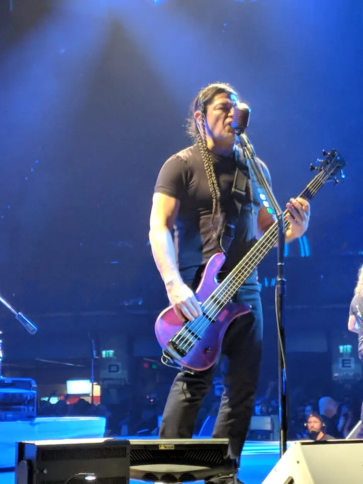 Robert Trujillo dans le bleu