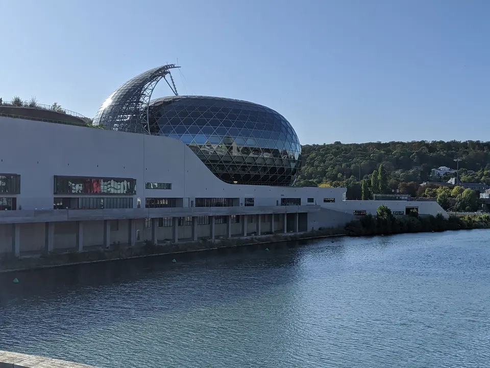 La Seine Musicale, en fin d'après-midi
