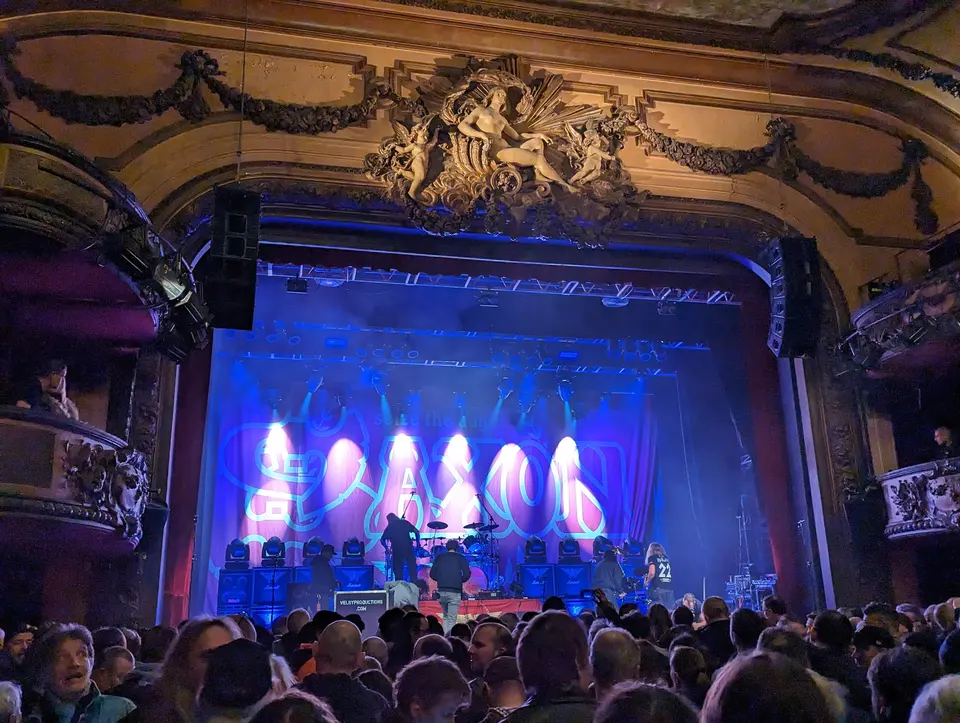 Les dorures du Trianon avant le show