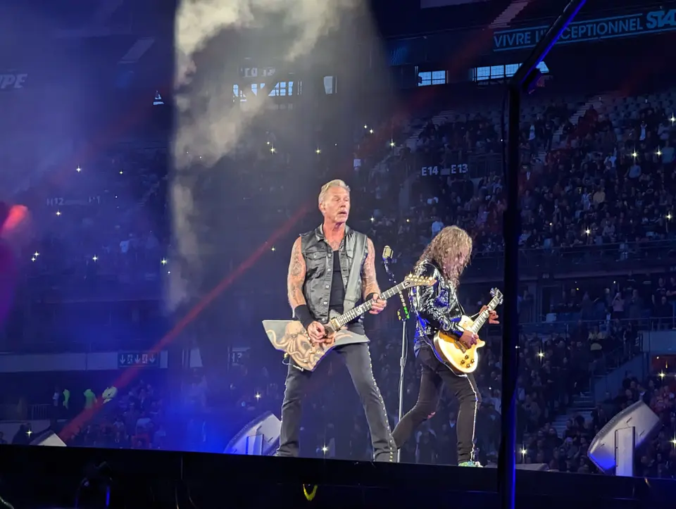 Hetfield et Hammett sous les projecteurs