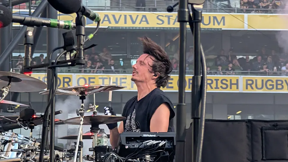 Mario Duplantier, cheveux au vent